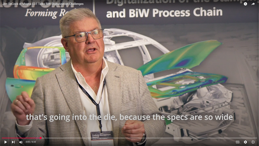 Jim DeCock of Magna CDT Talks BiW Digitalization Challenges
