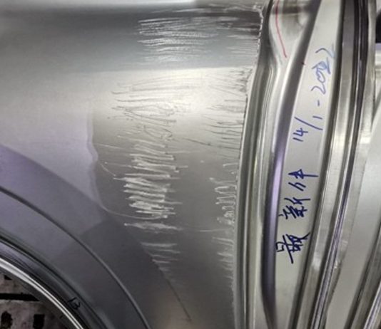 Study on the Line Break Defect of Plane A on the Side of the A-Pillar of the Front Fender